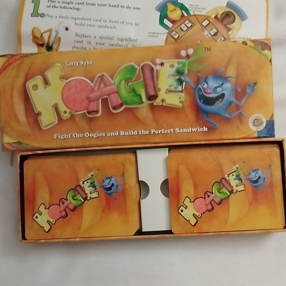 Hoagie A Goofy Kitchen Adventure Build A Sandwich Card Game COMPLETE - Picture 17 of 17